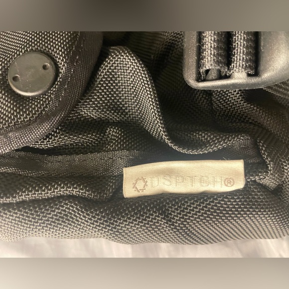 DSPTCH Black Laptop Bag with Flap-Over Design,Shoulder Strap and dust bag - Picture 2 of 9